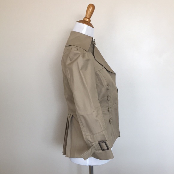 New Ya-Ya Open Front Fitted Trench Style Blazer - Picture 2 of 7